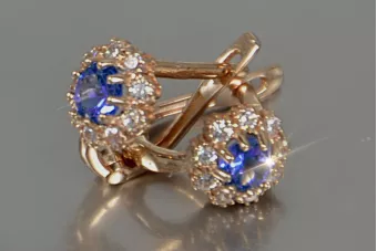 Златни обеци ★ zlotychlopak.pl ★ Златна проба 585 333 Ниска цена!