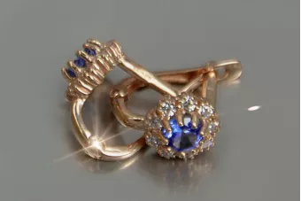 Златни обеци ★ zlotychlopak.pl ★ Златна проба 585 333 Ниска цена!