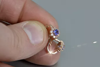 Златни обеци ★ zlotychlopak.pl ★ Златна проба 585 333 Ниска цена!