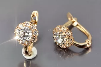 Златни обеци ★ zlotychlopak.pl ★ Златна проба 585 333 Ниска цена!