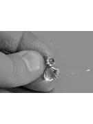 Vintage ροζ σκουλαρίκια 14k 585 λουλούδια με Αλεξανδρίτη, Ρουμπίνι, Ζαφείρι, Σμαράγδι, Ζιργκόν cec004r