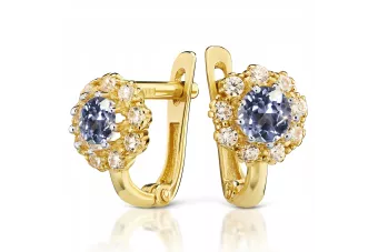 Gold earrings ★ zlotychlopak.pl ★ Gold sample 585 333 Low price!