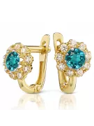 Pendientes de oro zlotychlopak.pl Muestra de ★ oro 585 333 ¡★ Precio bajo!
