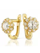 Золотые серьги ★ zlotychlopak.pl ★ Золотой образец 585 333 Низкая цена!