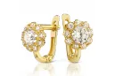 Gold Ohrringe ★ zlotychlopak.pl ★ Gold Probe 585 333 Niedriger Preis!