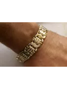 Yellow rose gold bracelet ★ russiangold.com ★ Gold 585 333 Low price