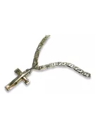 Cruz de oro con una cadena ★ zlotychlopak.pl Sello de oro 585 333 ¡★ Precio bajo!