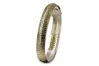 Yellow Italian 14k gold fancy bracelet cbt002y