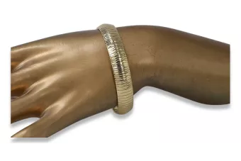 Желтый итальянский браслет из 14-каратного золота cbt002y
