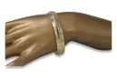 Yellow Italian 14k gold fancy bracelet cbt002y
