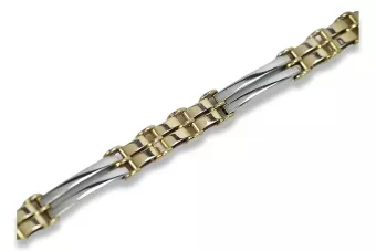 Brățară galbenă ★ din aur roz russiangold.com ★ Aur 585 333 Preț scăzut