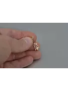 Российское советское серебро из розового золота 925 СССР Винтажный кулон с цветами vpn014rp