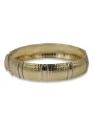 Yellow Unique 14k 585 gold man's bracelet cb161yw