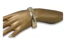 Italienisches gelb 14k Armreif Armband cb161yw
