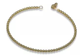 Italian yellow 14k 585 gold bangle bracelet cb122y