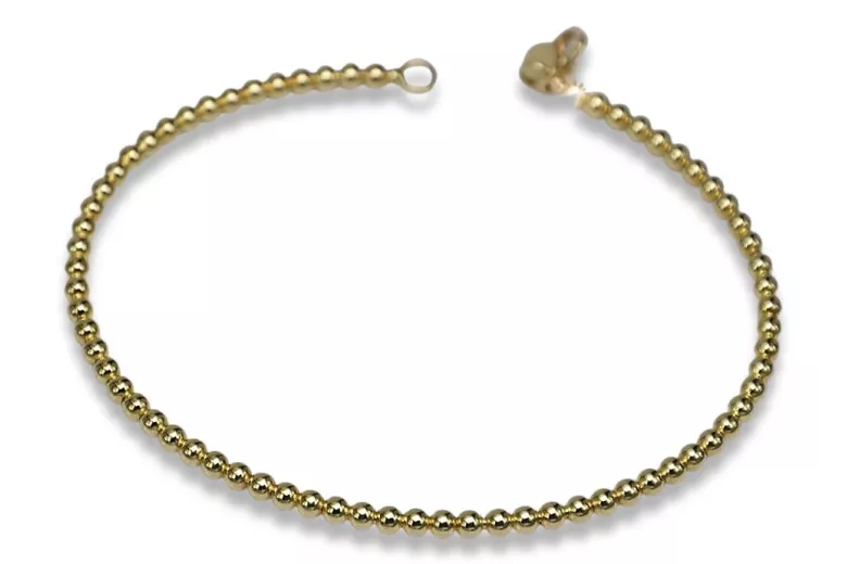 Italian yellow 14k 585 gold bangle bracelet cb122y