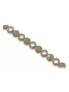 Bracelet italien en or jaune 14 carats cb120y