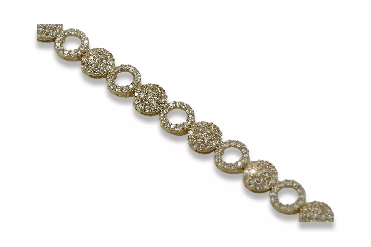 Bracelet italien en or jaune 14 carats cb120y