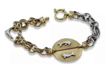 Zlatý bracelet14k 585 Italský CB135YW