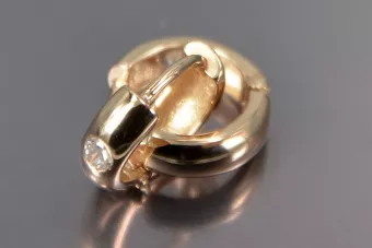 Pendientes de oro zlotychlopak.pl Muestra de ★ oro 585 333 ¡★ Precio bajo!