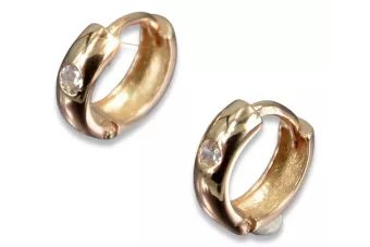 Pendientes de oro zlotychlopak.pl Muestra de ★ oro 585 333 ¡★ Precio bajo!