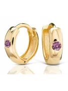 Boucles d’oreilles en or zlotychlopak.pl ★ Échantillon d’or ★ 585 333 Prix bas!