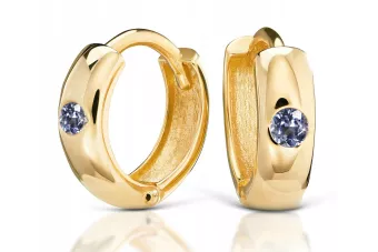 Златни обеци ★ zlotychlopak.pl ★ Златна проба 585 333 Ниска цена!