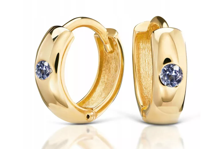 Pendientes de oro zlotychlopak.pl Muestra de ★ oro 585 333 ¡★ Precio bajo!