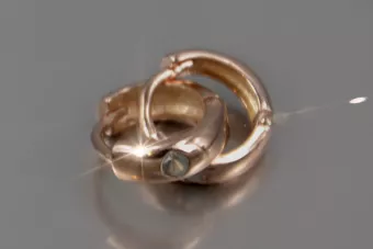 Златни обеци ★ zlotychlopak.pl ★ Златна проба 585 333 Ниска цена!