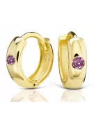 Pendientes de oro zlotychlopak.pl Muestra de ★ oro 585 333 ¡★ Precio bajo!