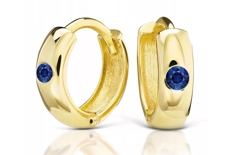 Pendientes de oro zlotychlopak.pl Muestra de ★ oro 585 333 ¡★ Precio bajo!