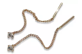 Златни обеци ★ zlotychlopak.pl ★ Златна проба 585 333 Ниска цена!