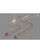 Pendientes de oro zlotychlopak.pl Muestra de ★ oro 585 333 ¡★ Precio bajo!