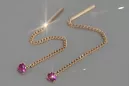 Pendientes de oro zlotychlopak.pl Muestra de ★ oro 585 333 ¡★ Precio bajo!