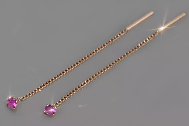 Pendientes de oro zlotychlopak.pl Muestra de ★ oro 585 333 ¡★ Precio bajo!