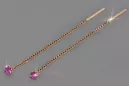 Pendientes de oro zlotychlopak.pl Muestra de ★ oro 585 333 ¡★ Precio bajo!