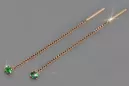 Pendientes de oro zlotychlopak.pl Muestra de ★ oro 585 333 ¡★ Precio bajo!