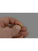 Pendientes de oro zlotychlopak.pl Muestra de ★ oro 585 333 ¡★ Precio bajo!