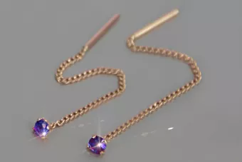 Златни обеци ★ zlotychlopak.pl ★ Златна проба 585 333 Ниска цена!