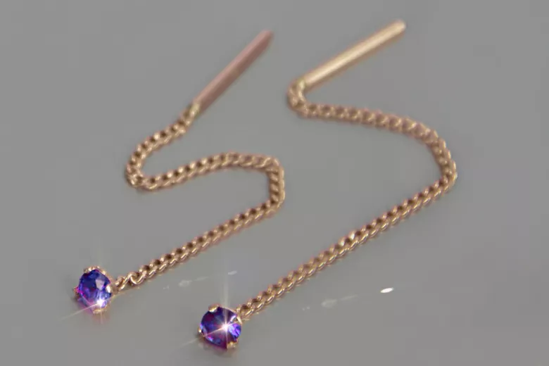 Pendientes de oro zlotychlopak.pl Muestra de ★ oro 585 333 ¡★ Precio bajo!
