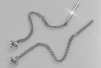 Золотые ★ серьги zlotychlopak.pl ★ Золотой образец 585 333 Низкая цена!