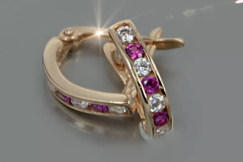 Pendientes de oro zlotychlopak.pl Muestra de ★ oro 585 333 ¡★ Precio bajo!