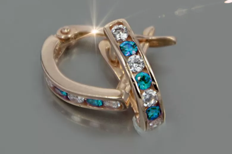 Pendientes de oro zlotychlopak.pl Muestra de ★ oro 585 333 ¡★ Precio bajo!