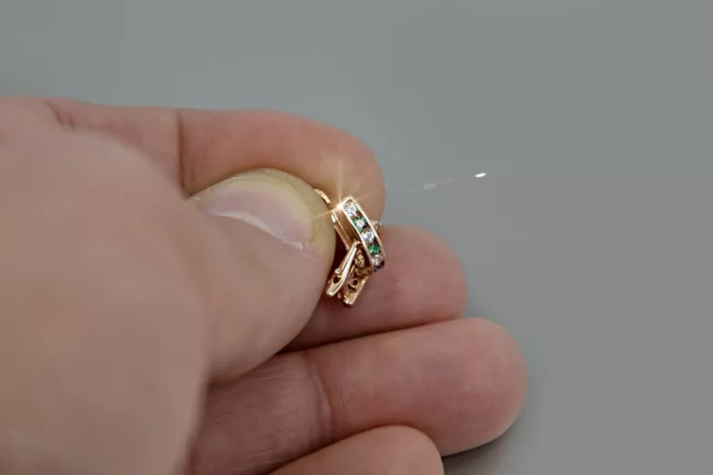 Złote kolczyki ★ złotychlopak.pl ★ Próbka złota 585 333 Niska cena!
