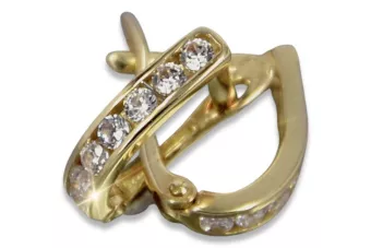 Boucles d’oreilles en or zlotychlopak.pl ★ Échantillon d’or ★ 585 333 Prix bas!