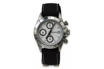 Gold men's watch Geneve ★ zlotychlopak.pl ★ Gold purity 585 333 Low Price!