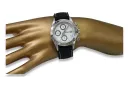 Męski zegarek z białego 14k złota 585 Geneve mw041w