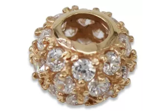 14k 585 raudono rožinio aukso kulkos pakaba cpc051r