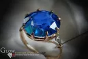 Russian Soviet rose 14k 585 gold Alexandrite Ruby Emerald Sapphire Zircon ring  vrc073