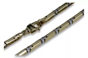 Pulsera italiana amarilla 14k gold 585 Hammer cb047yw